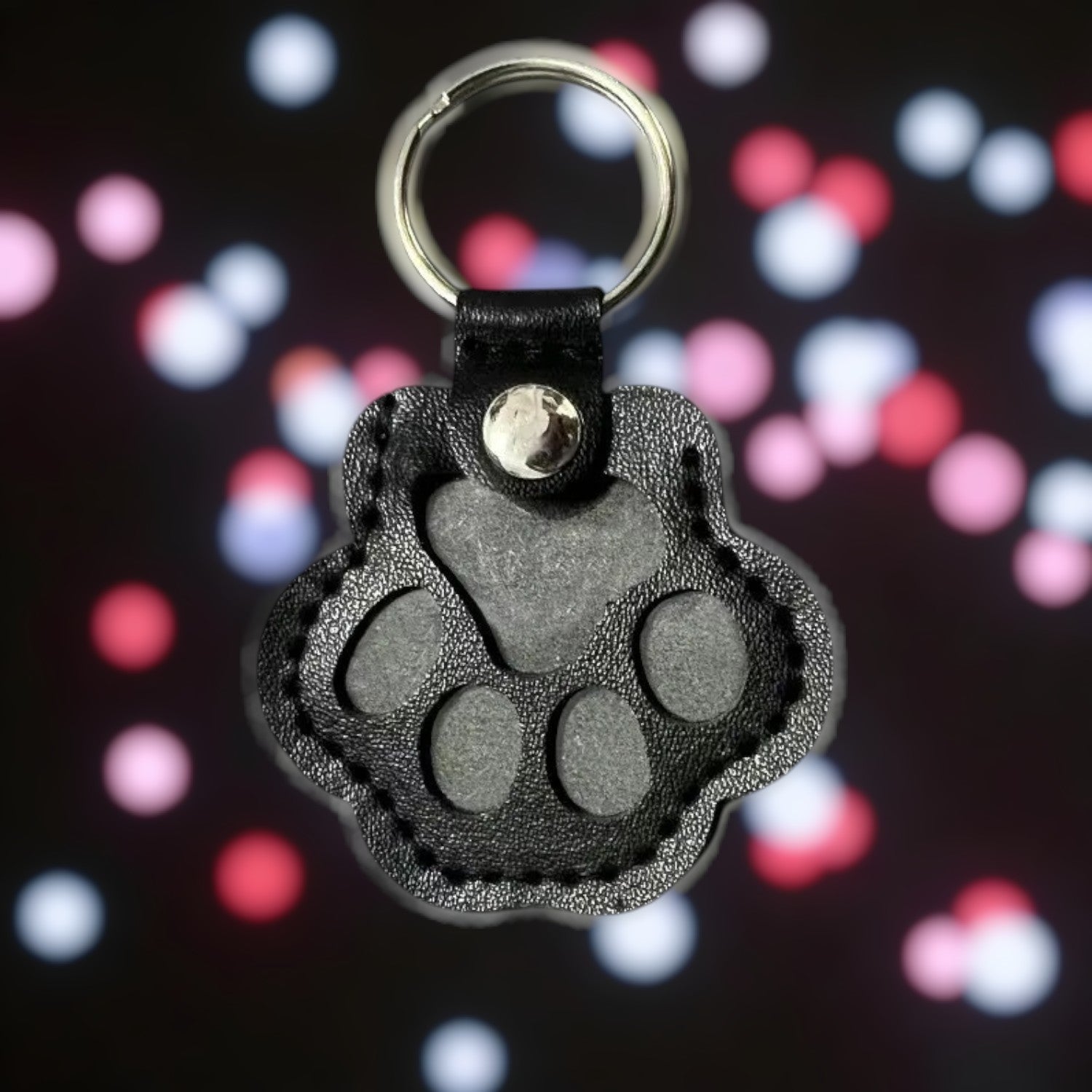 Porte-clés souvenir en cuir