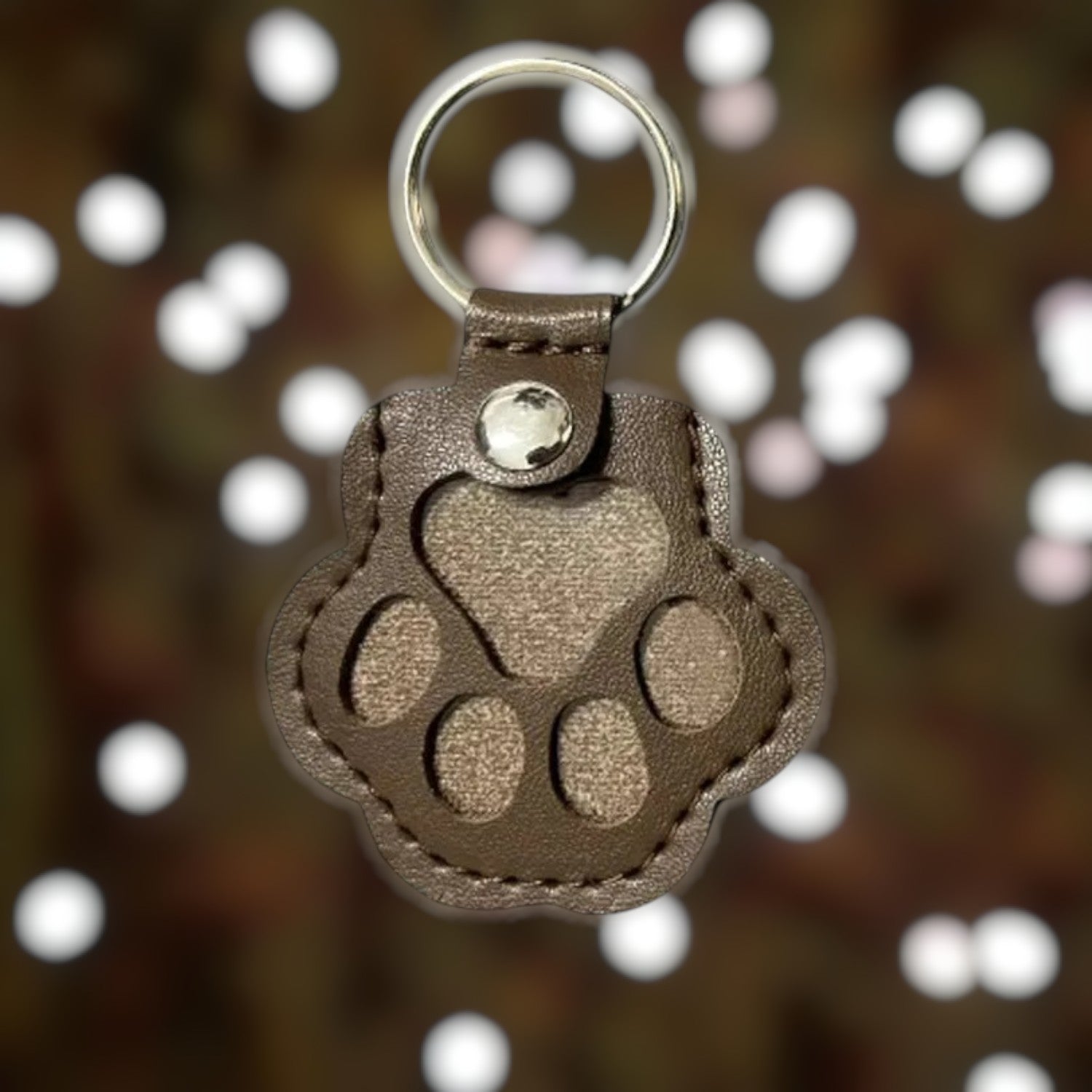 Porte-clés souvenir en cuir