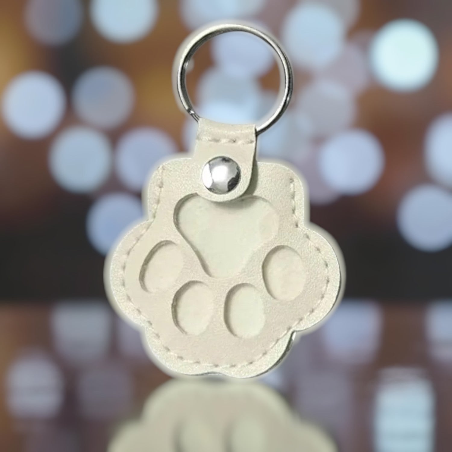 Porte-clés souvenir en cuir
